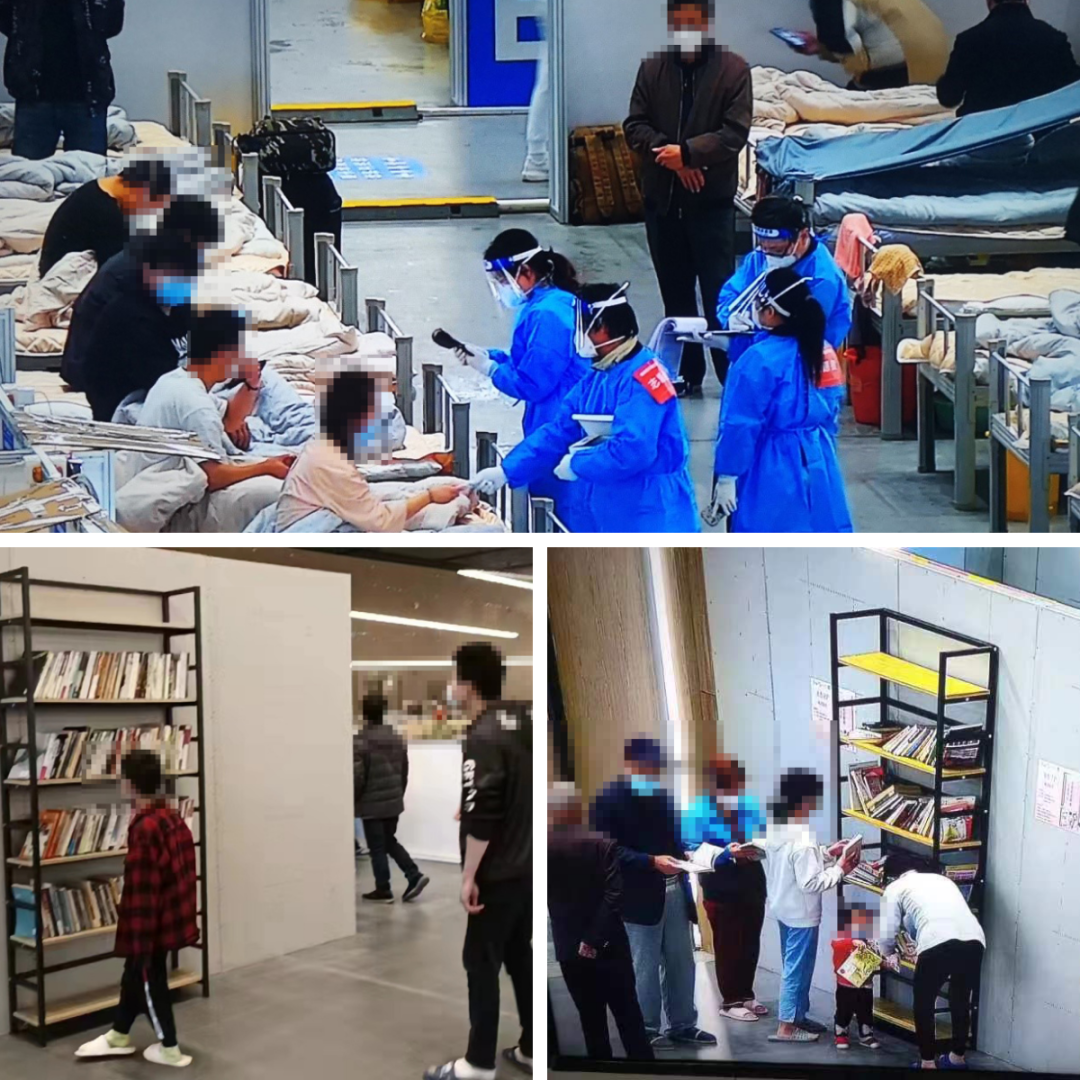 20220502 【红心筑堡垒，“疫”线党旗红】张江科学会堂方舱：党旗在这里高高飘扬-9