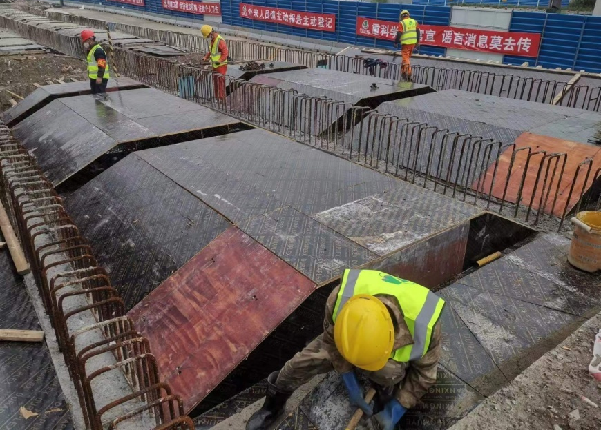 20220523 复工一线 东西通道、杨高路工程吹响复工集结号-5