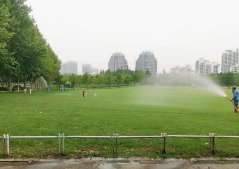 20220721 备战高温天，世纪公园绿化养护与环境保洁两手抓-2